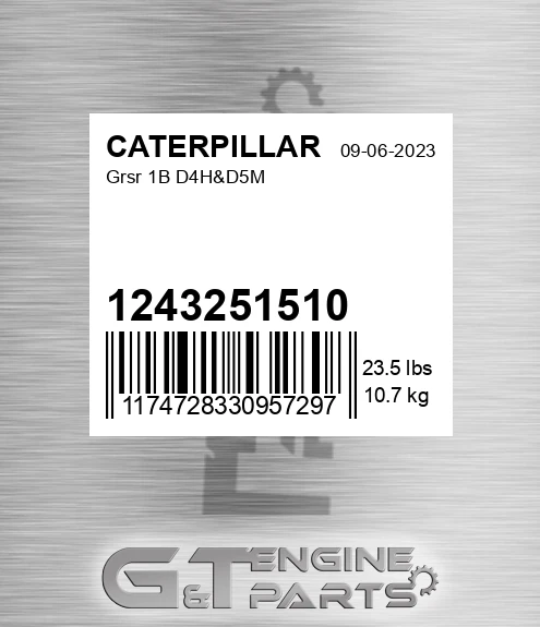 1243251510 Grsr 1b D4h&d5m for CATERPILLAR