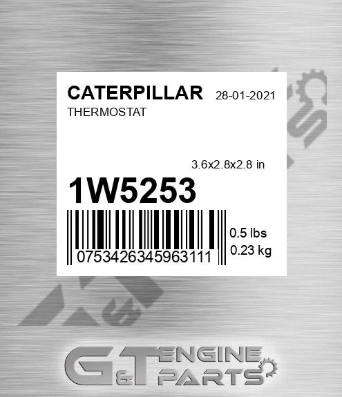 1W-5253 Thermostat for CATERPILLAR