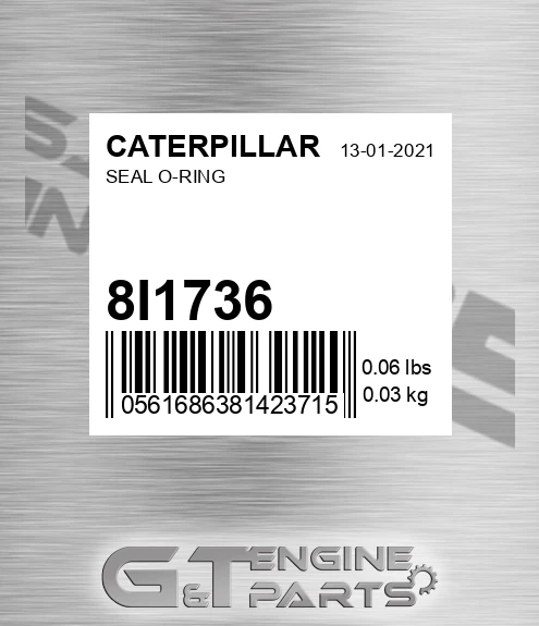 8I-1736 Seal O-ring for CATERPILLAR