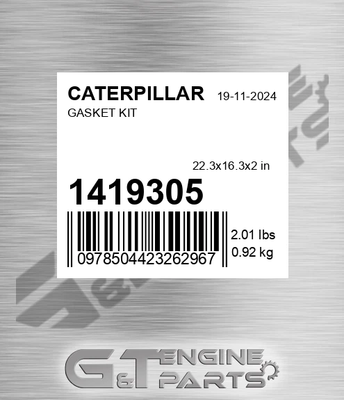 141-9305 Gasket Kit