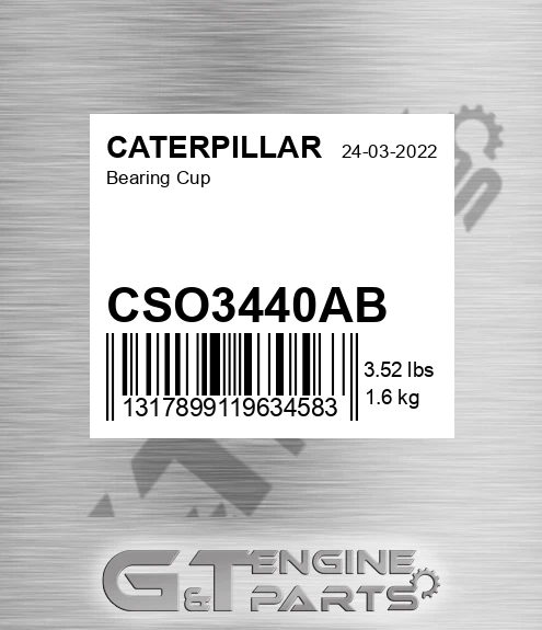 CSO3440AB Bearing Cup