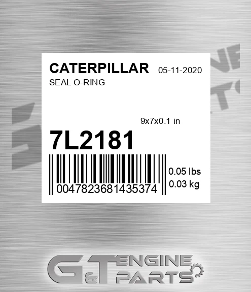 7L-2181 CATERPILLAR Seal O-ring