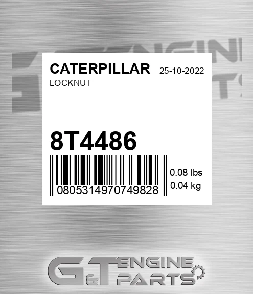 8T-4486 Locknut for CATERPILLAR