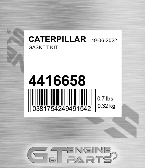 441-6658 Gasket Kit