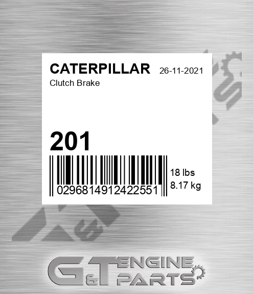 201 CATERPILLAR Clutch Brake
