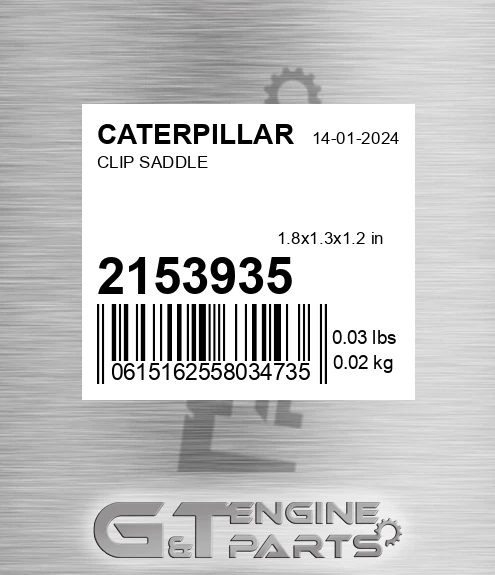 215-3935 Clip Saddle for CATERPILLAR