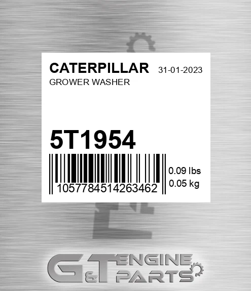 5T-1954 Grower Washer for CATERPILLAR