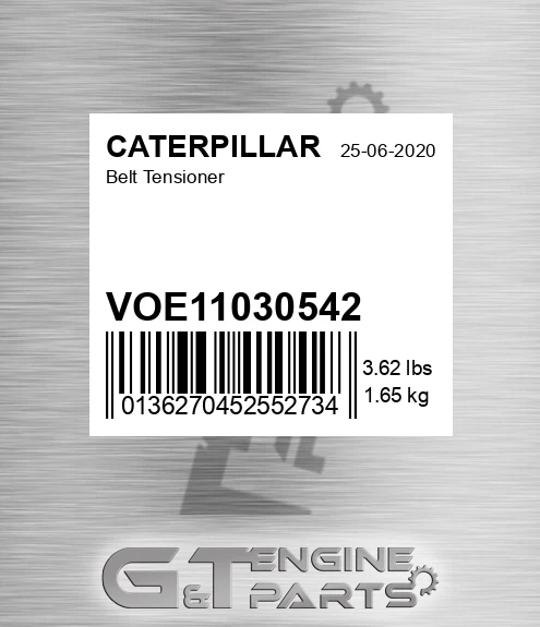 VOE11030542 Belt Tensioner for CATERPILLAR