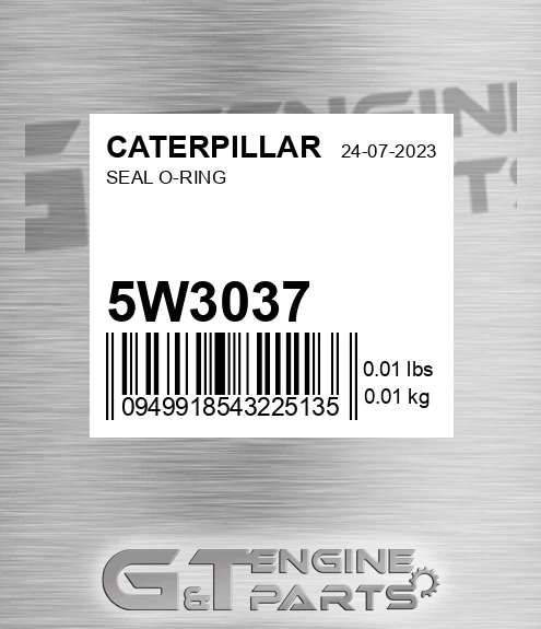 5W-3037 Seal O-ring for CATERPILLAR