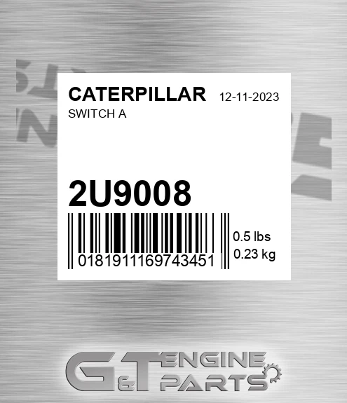 2U9008 Switch A for CATERPILLAR