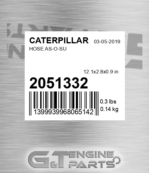 2051332 Hose As-o-su for CATERPILLAR