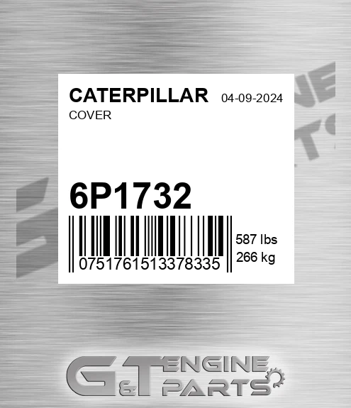6P1732 Cover for CATERPILLAR