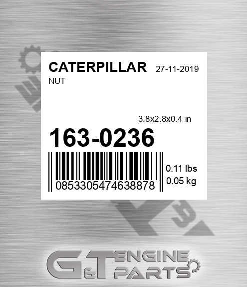 163-0236 Nut for CATERPILLAR