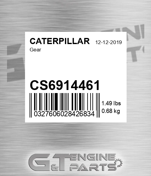 CS6914461 CATERPILLAR Gear