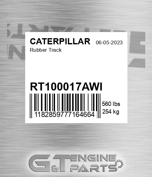 RT100017AWI Rubber Track
