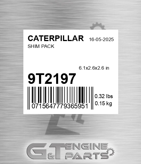 9T-2197 Shim Pack for CATERPILLAR