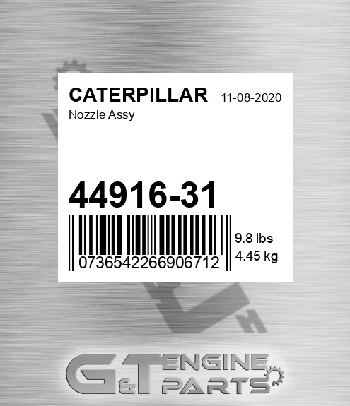 44916-31 Nozzle Assy for CATERPILLAR
