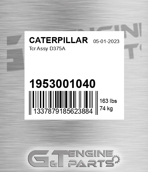 195-30-01040 Tcr Assy D375a for CATERPILLAR