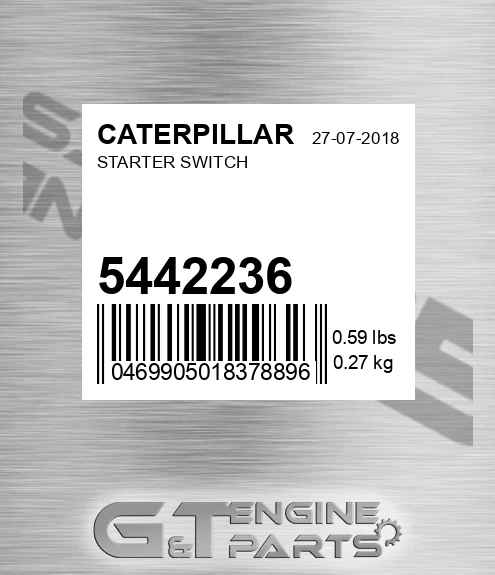 544-2236 Starter Switch for CATERPILLAR