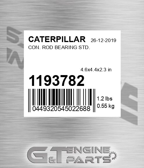 119-3782 Con. Rod Bearing Std. for CATERPILLAR