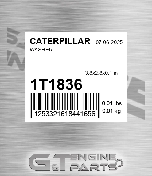 1T-1836 Washer for CATERPILLAR