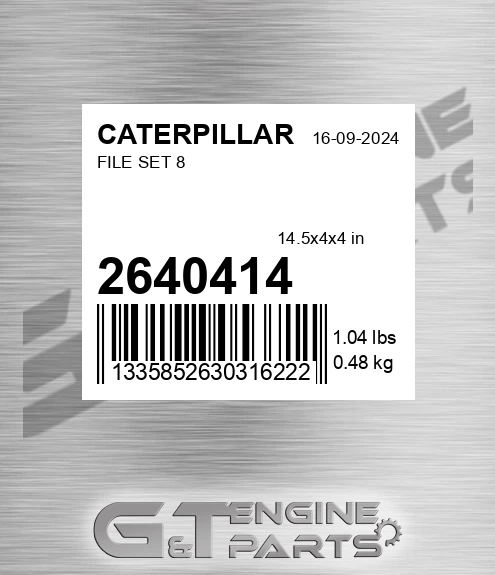 2640414 File Set 8 for CATERPILLAR