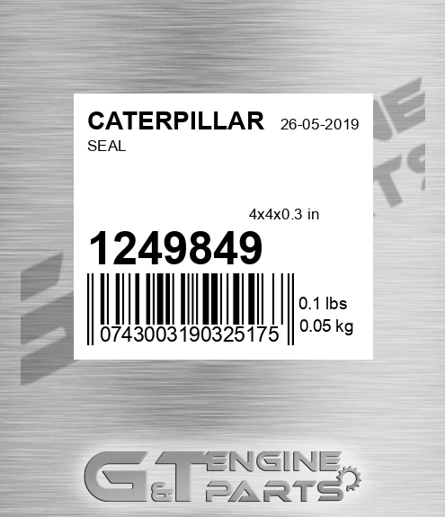124-9849 Seal for CATERPILLAR