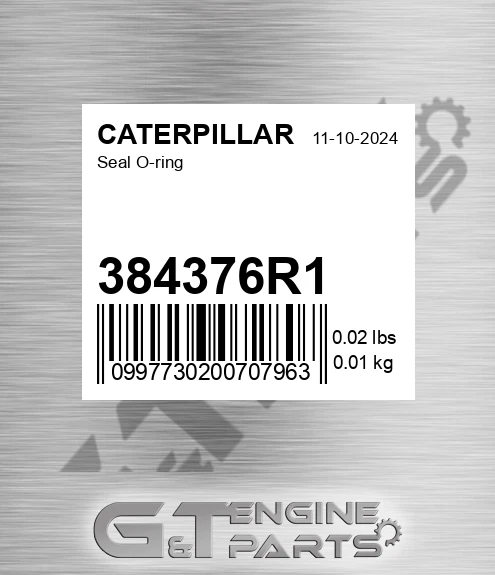 384376R1 CATERPILLAR Seal O-ring