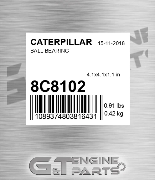 8C-8102 Ball Bearing for CATERPILLAR