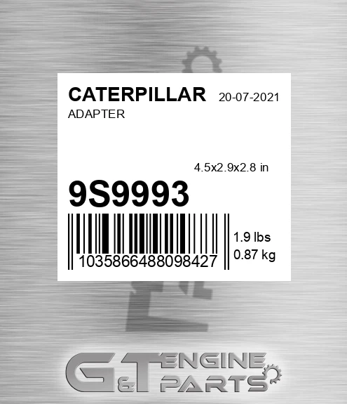 9S9993 CATERPILLAR Adapter
