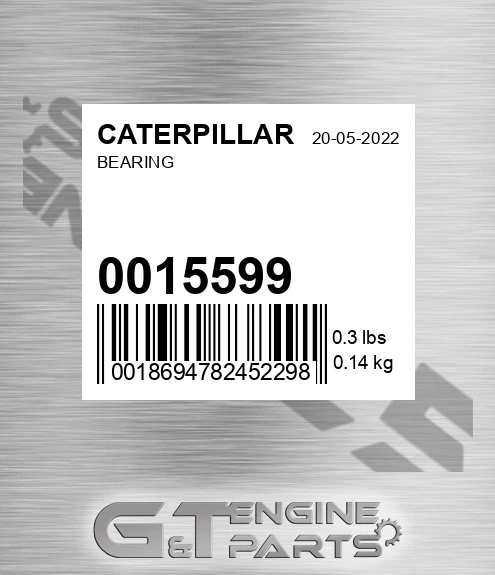 0015599 CATERPILLAR Bearing