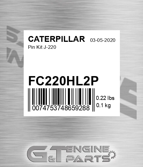 FC220HL2P Pin Kit J-220