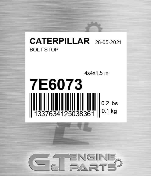7E6073 Bolt Stop