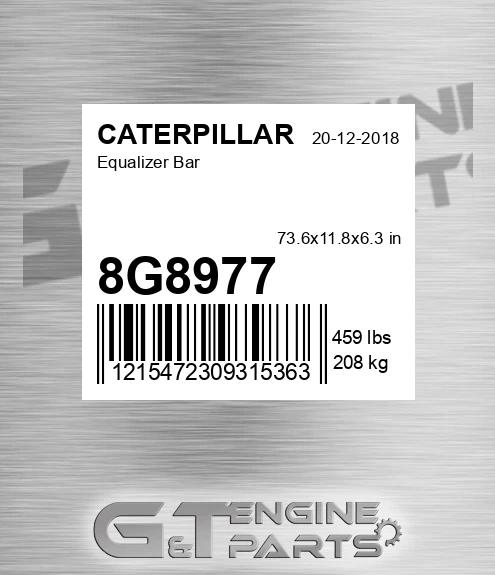 8G8977 Equalizer Bar for CATERPILLAR