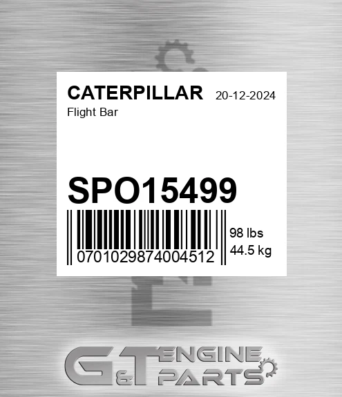 SPO15499 Flight Bar for CATERPILLAR