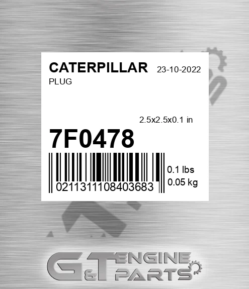 7F0478 Plug