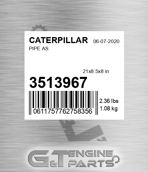 3513967 Pipe As
