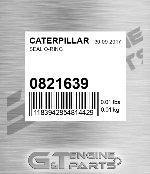 082-1639 Seal O-ring