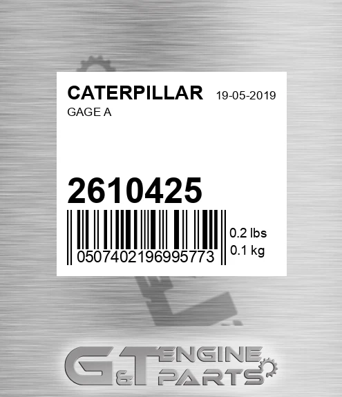 2610425 Gage A