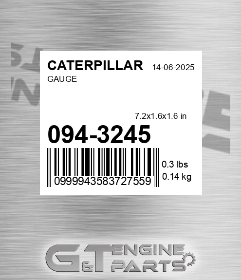 0943245 Gauge Level for CATERPILLAR