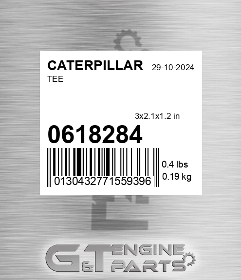 061-8284 Tee for CATERPILLAR