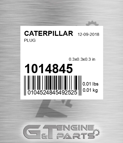 101-4845 Plug for CATERPILLAR