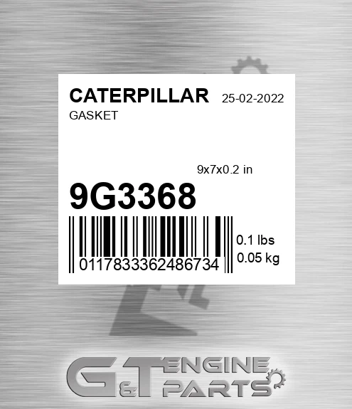 9G3368 Gasket
