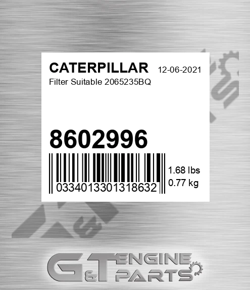 8602996 Filter Suitable 2065235bq