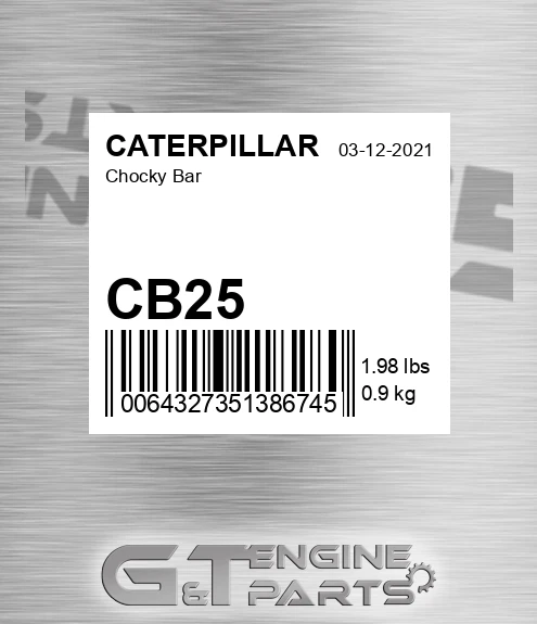CB25 Chocky Bar for CATERPILLAR