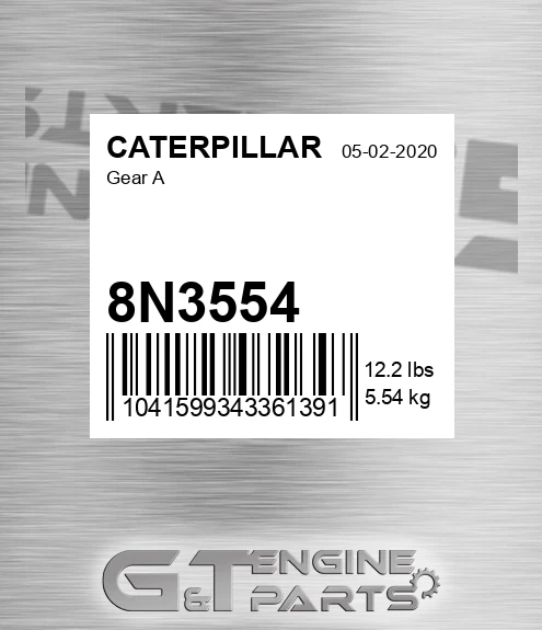 8N3554 Gear A for CATERPILLAR