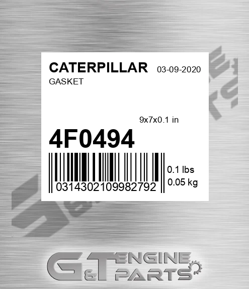 4F0494 Gasket