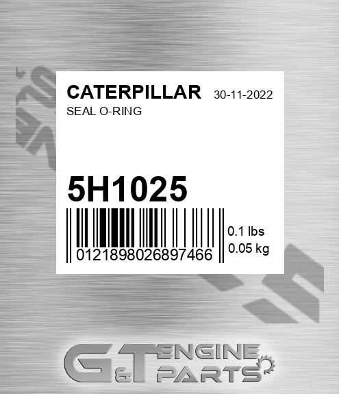 5H-1025 Seal O-ring for CATERPILLAR