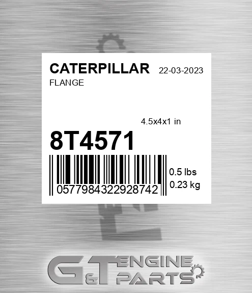 8T-4571 Flange for CATERPILLAR