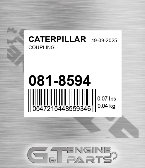 081-8594 Fitting for CATERPILLAR